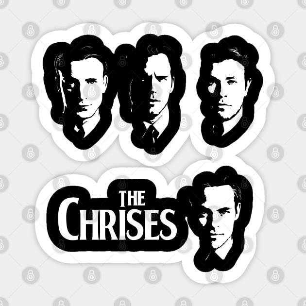 The Chrises Sticker by SallySparrow